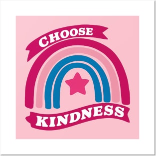 Choose Kind pink Posters and Art